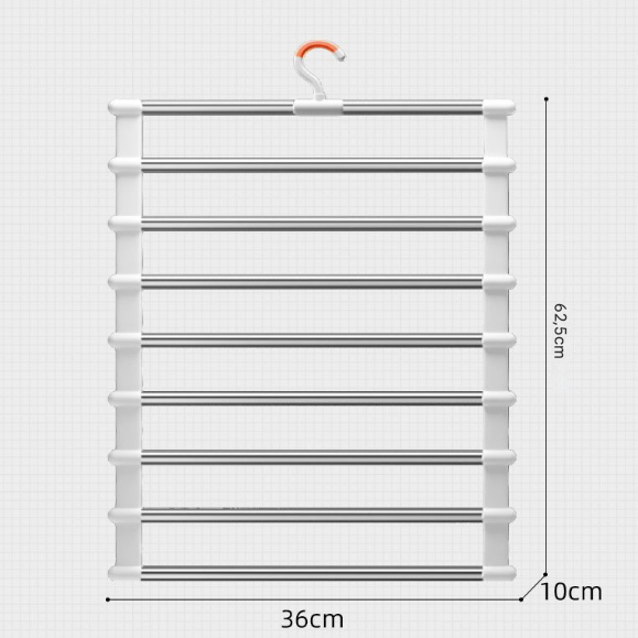 (30% DE DESCUENTO) Práctico juego de perchas plegables para ropa