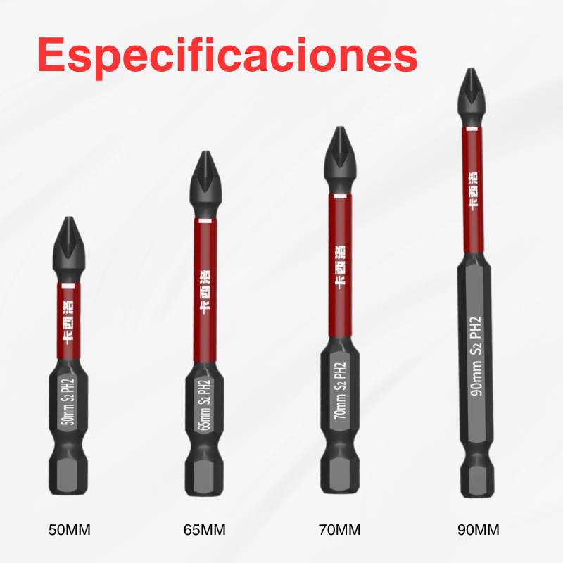 (30% DE DESCUENTO) Juego de 4 brocas multiusos para atornillar, perforar todo tipo de materiales