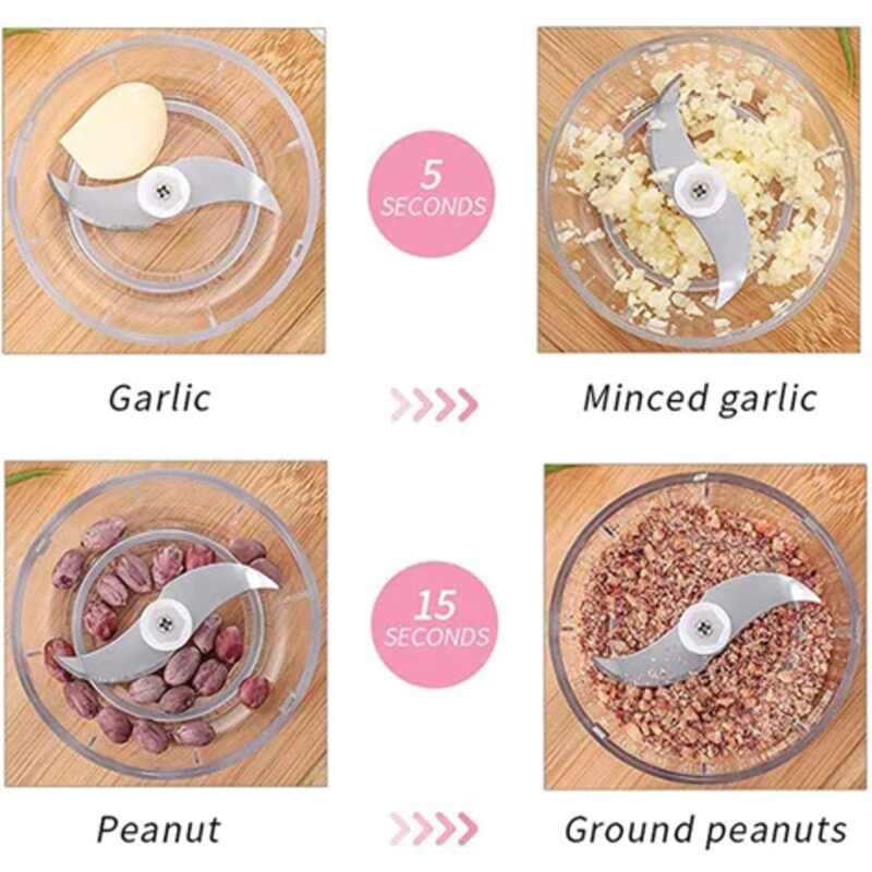 (30% OFF) Picadora de ajo eléctrica