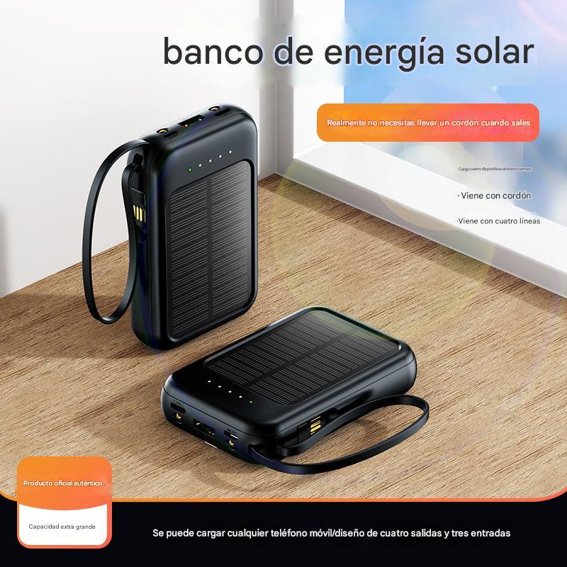(30% DE DESCUENTO) El banco de energía solar Hegami admite la carga rápida de muchos modelos de teléfonos