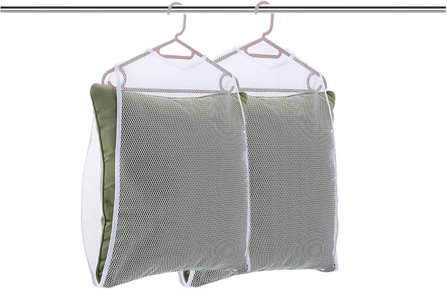 (30% DE DESCUENTO) Las bolsas de malla para secar almohadas, juguetes y peluches son transpirables y de secado rápido.