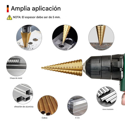 (30% DE DESCUENTO) Juego de 6 brocas multiusos, permite perforar todo tipo de materiales.