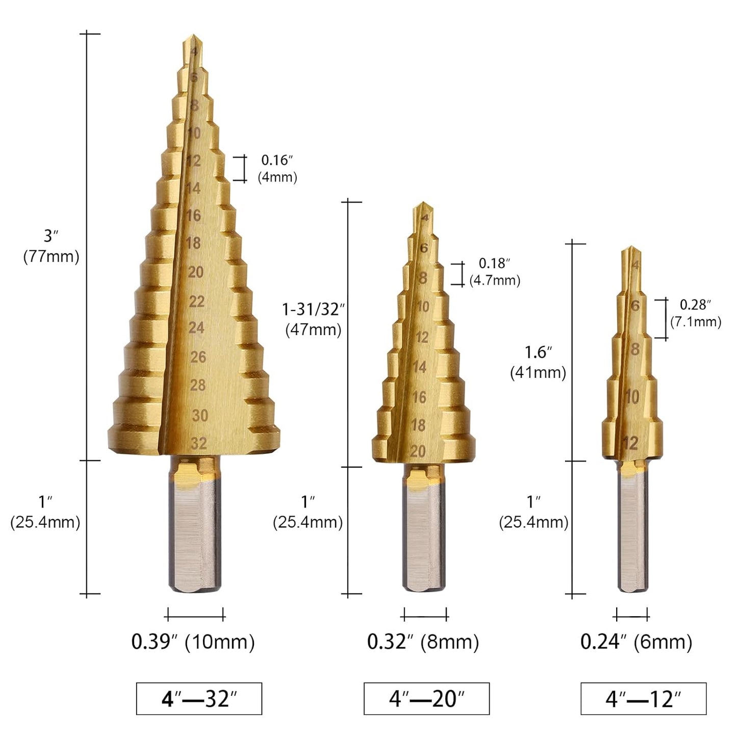 (30% DE DESCUENTO) Juego de 6 brocas multiusos, permite perforar todo tipo de materiales.