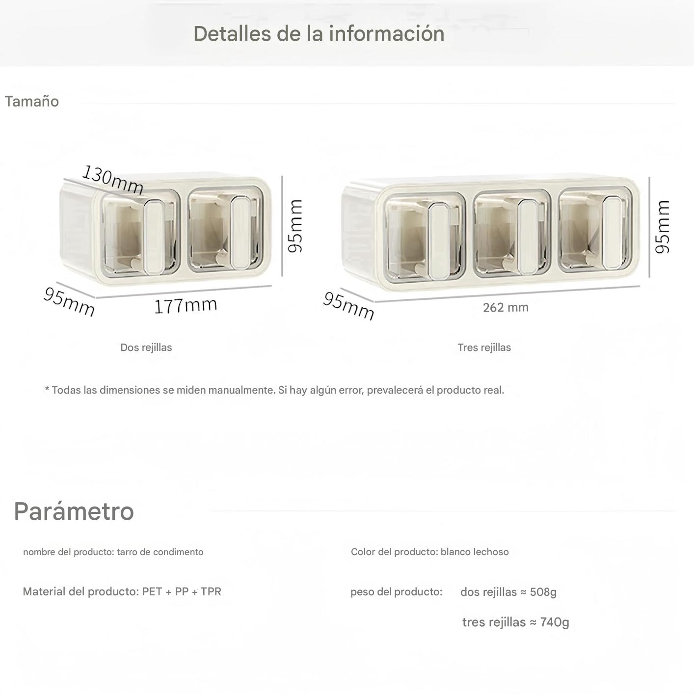 (30% DE DESCUENTO) Caja de especias con asa, caja de almacenamiento de especias para montar en la pared, juego combinado, tarro de especias con cuchara y papel para etiquetas