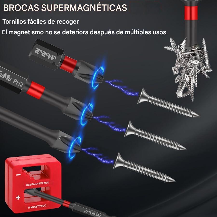 (30% DE DESCUENTO) Juego de 4 brocas multiusos para atornillar, perforar todo tipo de materiales