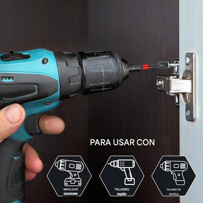 (30% DE DESCUENTO) Juego de 4 brocas multiusos para atornillar, perforar todo tipo de materiales