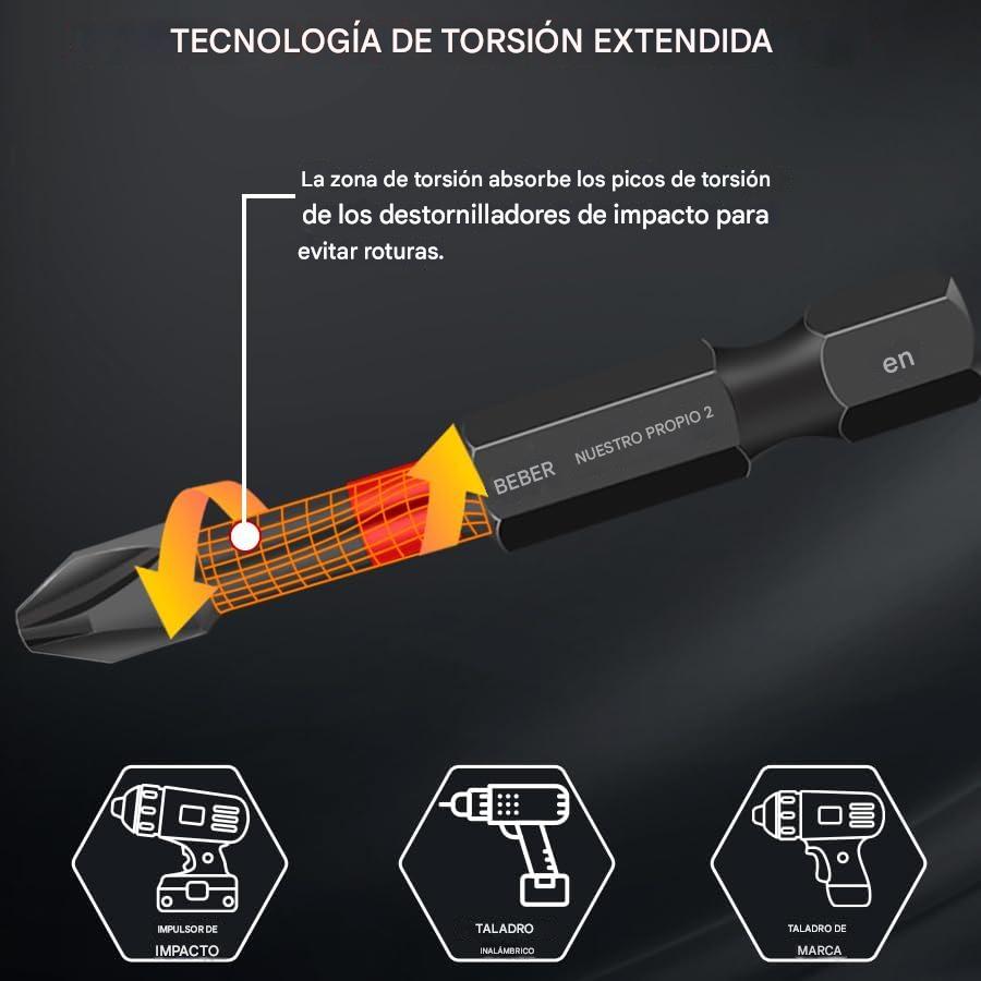 (30% DE DESCUENTO) Juego de 4 brocas multiusos para atornillar, perforar todo tipo de materiales