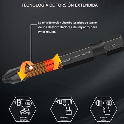 (30% DE DESCUENTO) Juego de 4 brocas multiusos para atornillar, perforar todo tipo de materiales