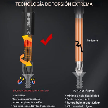 (30% DE DESCUENTO) Juego de 4 brocas multiusos para atornillar, perforar todo tipo de materiales