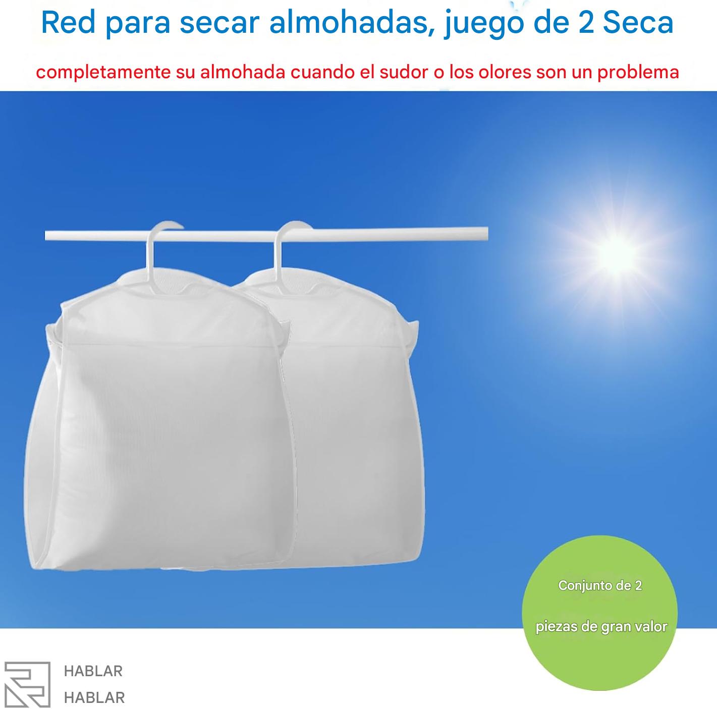 (30% DE DESCUENTO) Las bolsas de malla para secar almohadas, juguetes y peluches son transpirables y de secado rápido.