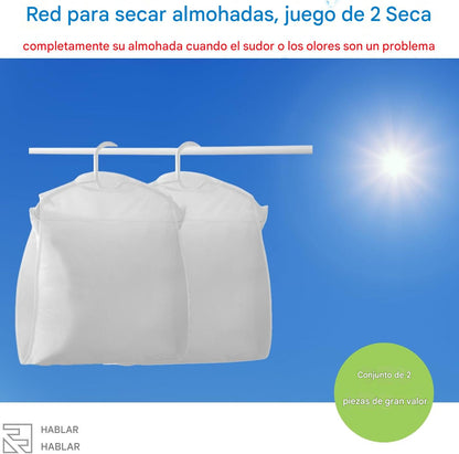 (30% DE DESCUENTO) Las bolsas de malla para secar almohadas, juguetes y peluches son transpirables y de secado rápido.