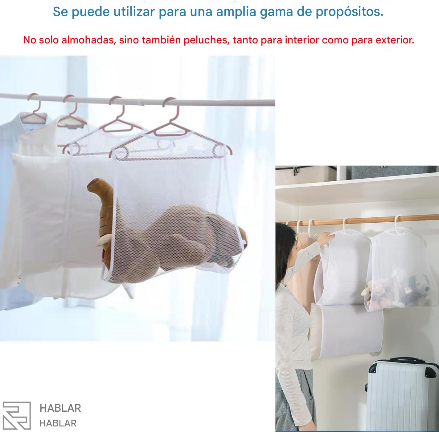 (30% DE DESCUENTO) Las bolsas de malla para secar almohadas, juguetes y peluches son transpirables y de secado rápido.
